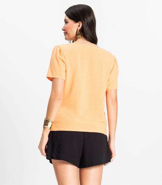 Blusa Feminina Comfy Select Laranja