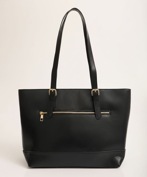 Bolsa De Ombro Tote Feminina Marisa Preto 