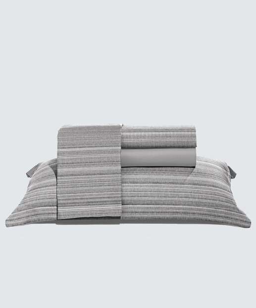 Jogo de Cama Casal Day By Day Riva Hedrons 4 Peças