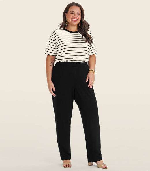 Image_Calça Feminina Plus Size Em Molecotton Secret Glam Preto