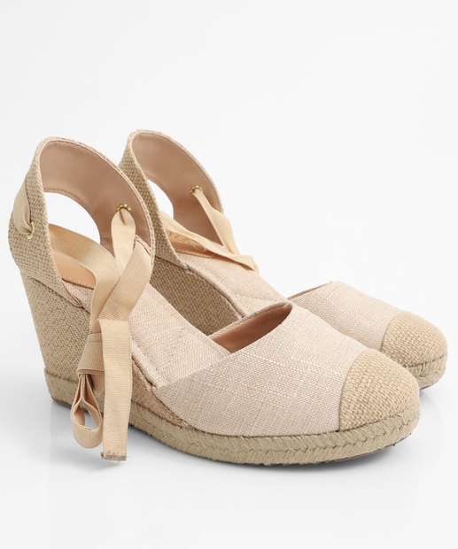 Sandália Espadrille Feminina Via Uno Off White