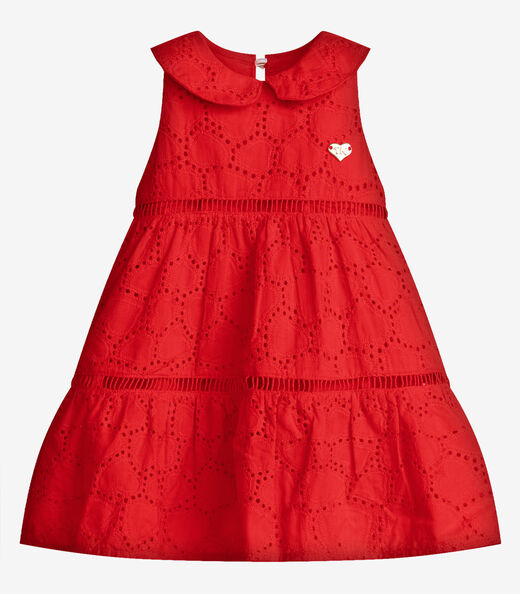 Image_Vestido Infantil Menina Tecido Laise Trick Nick Vermelho