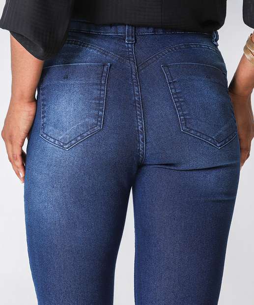 Calça Boot Cut Feminina Ecxo Jeans Azul