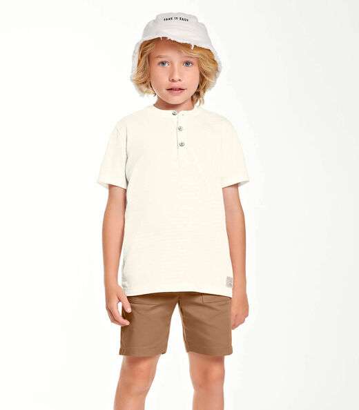 Image_Bermuda Infantil Em Sarja Trick Nick Marrom