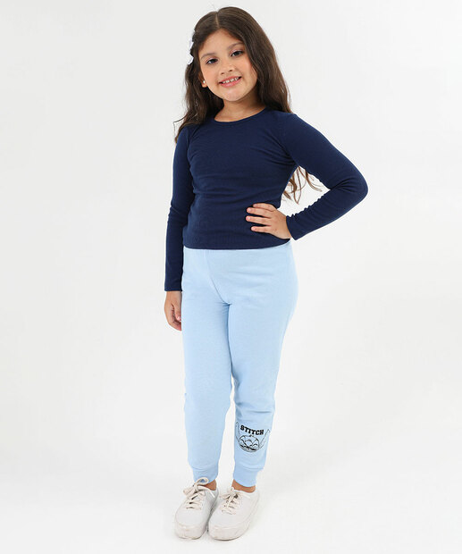 Blusa Infantil Canelada Marisa Tam 4 a 10 Azul