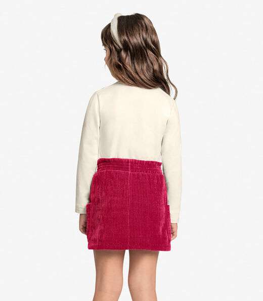 Conjunto Blusa Com Saia Trick Nick Vermelho