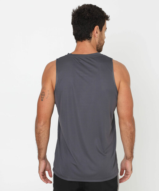 Regata Masculina Básica Fitness MR Cinza