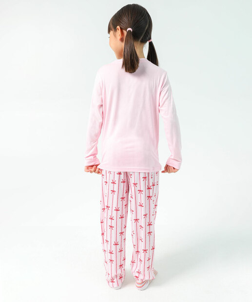 Pijama Infantil Marisa Rosa Tam 4 a 12