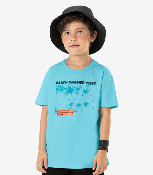 Conjunto Infantil Masculino Summer Rovi Kids Azul