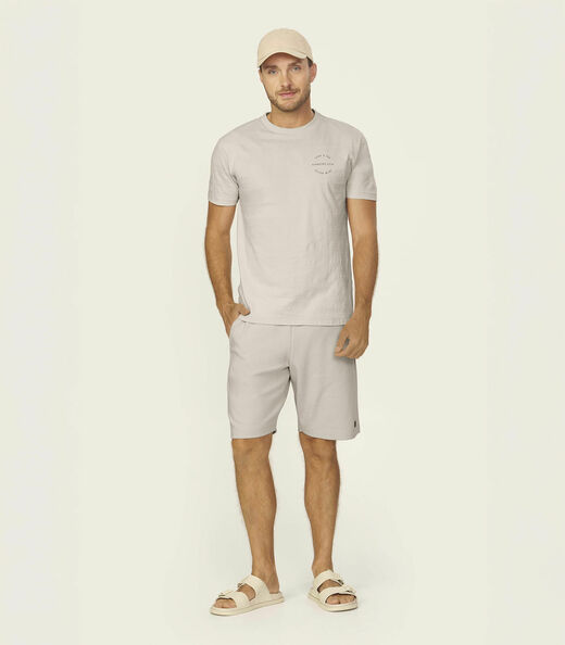 Bermuda Masculina Piquet Verona Diametro Bege