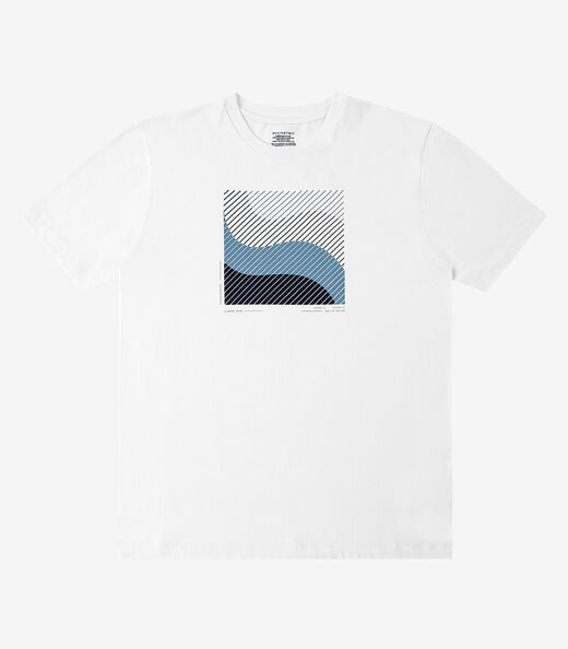 Camiseta Masculina Cotton Leve UV Diametro Branco