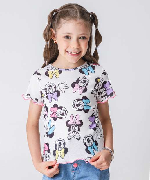 Image_Blusa Infantil Canelada Minnie Tam 4 a 10 Off White