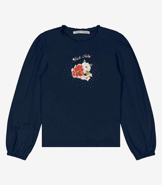 Image_Blusa Infantil Manga Longa Trick Nick Azul