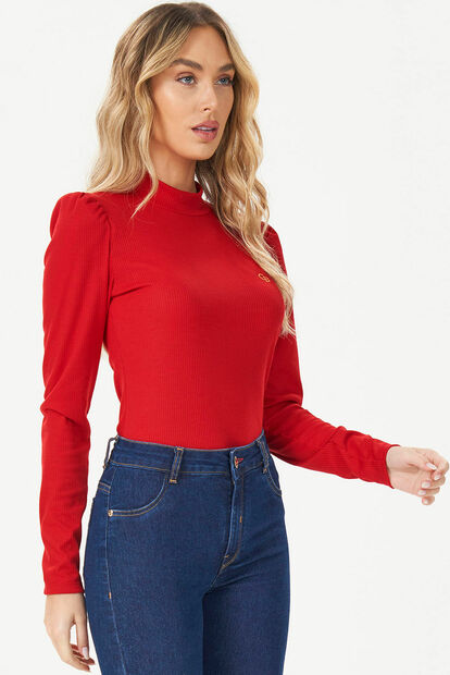 Regata Básica Infantil Feminina Rovitex Kids Vermelho