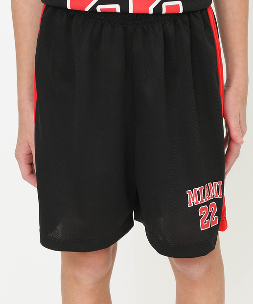 Bermuda Infantil Basquete Marisa Tam 4 a 10 Preto