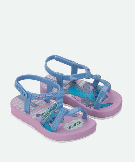 Sandália Ipanema Infantil Disney Carinho Stitch