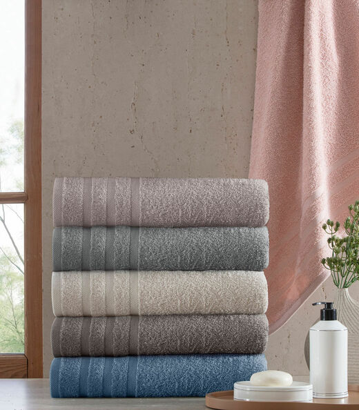 Toalha De Banho Low Twist Trace Toque Macio Rozac Bege