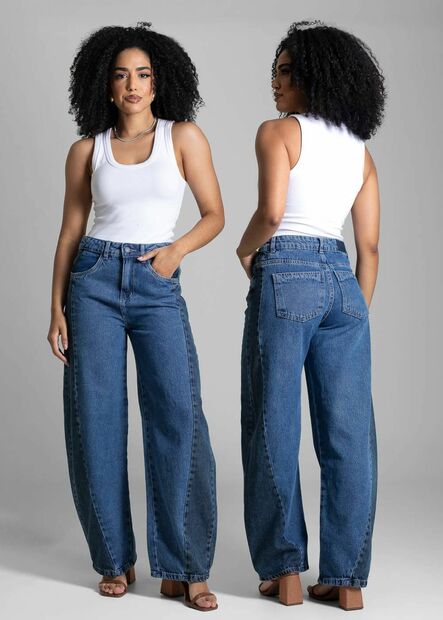 Calça Jeans Sawary Balloon - 282749