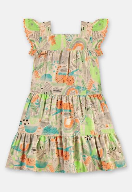 Vestido Infantil em Algodão Flamê Up Baby