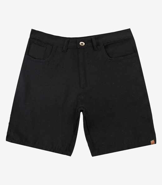 Image_Bermuda Masculina Sarja Com Bolsos Shift Preto