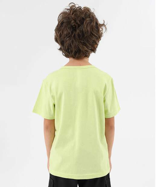 Camiseta Infantil Hulk Marvel Tam 4 a 10 Verde