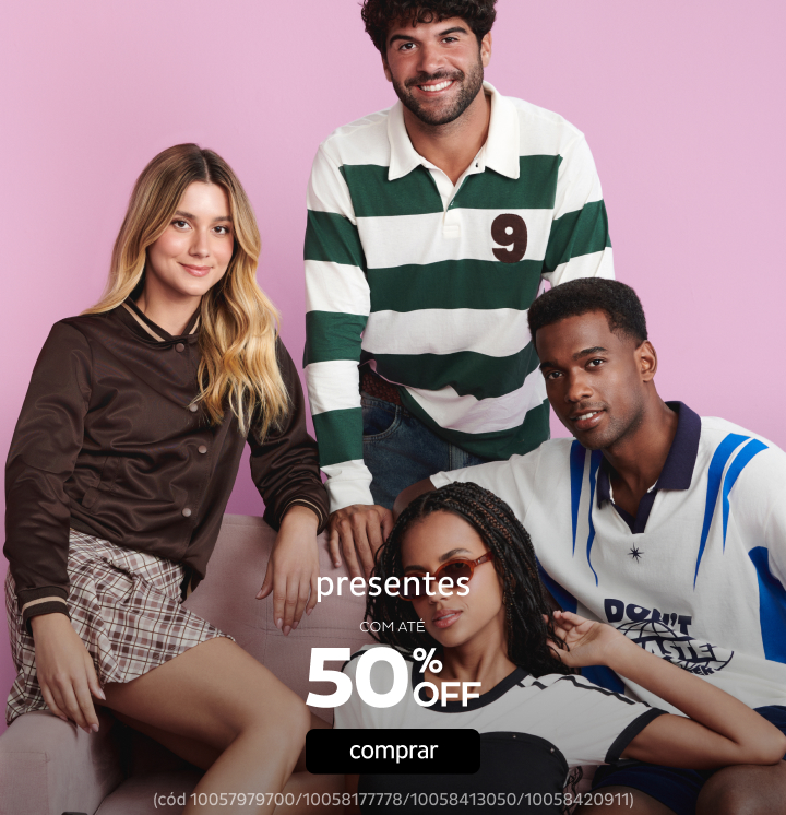 Presenteáveis com até 50% OFF
