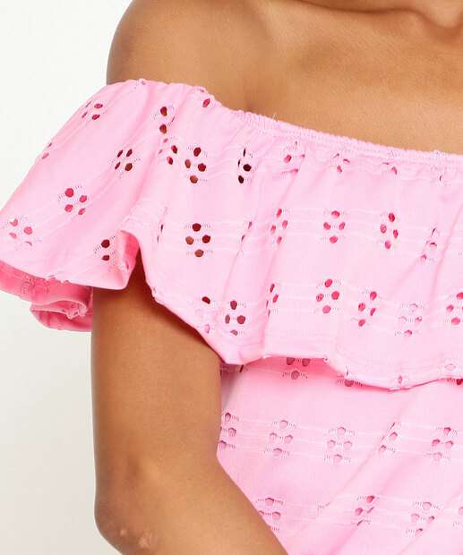 Vestido Juvenil Ciganinha Laise Babado Marisa Tam 10 a 16
