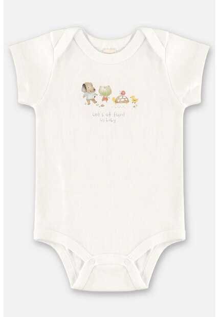 Body para Bebê Menino em Suedine Up Baby