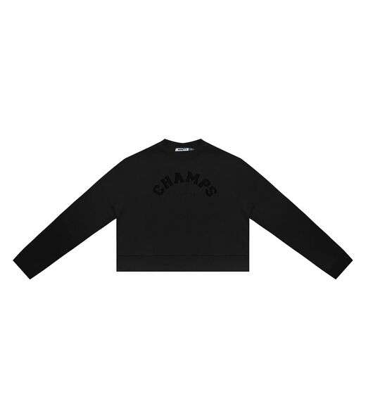 Blusão Juvenil Feminino Em Moletom Minty Preto