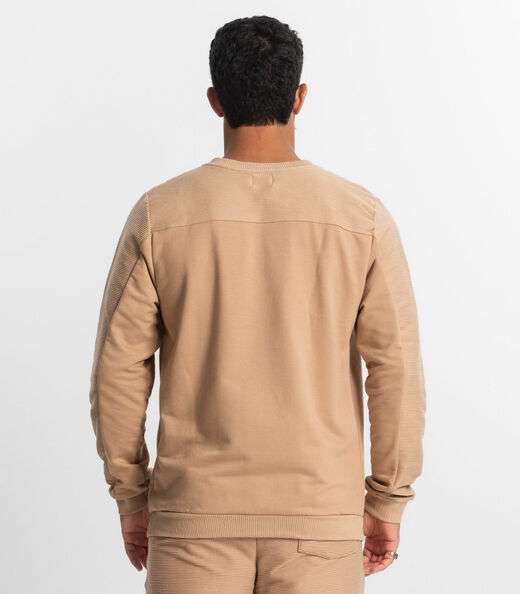 Blusão Masculino Moletom Diametro Marrom