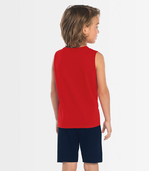 Bermuda Básica Infantil Masculina Rovitex Kids Azul