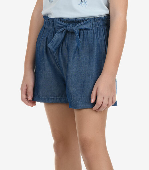 Shorts Menina Liocel Rovi Kids Azul