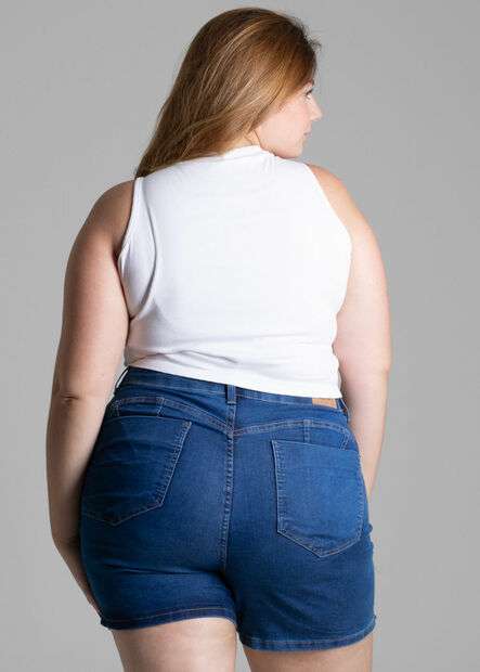 Bermuda Jeans Sawary Plus Size - 276157