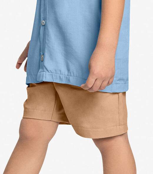 Conjunto Infantil Camisa Com Bermuda Trick Nick Azul