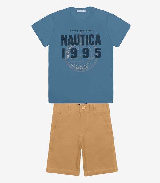Image_Conjunto Menino Camiseta Com Bermuda Trick Nick Azul