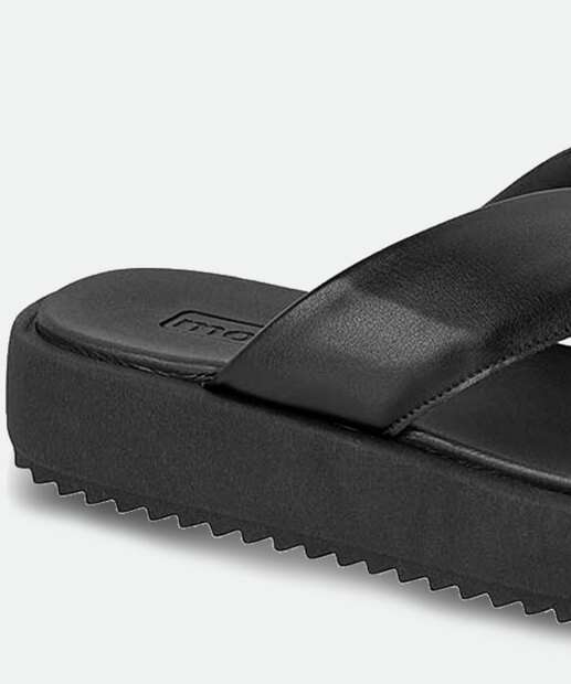 Tamanco Feminino Tiras Flatform Moleca 