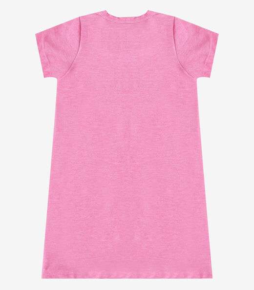 Vestido Menina Infantil em Molecotton Select Rosa