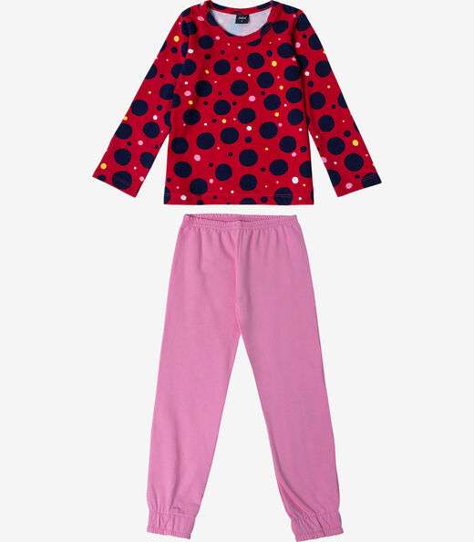 Image_Pijama Infantil Feminino Select Vermelho