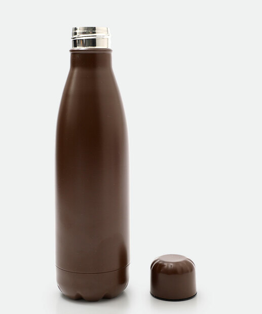 Garrafa Squeeze Alumínio 650ml Marisa Marrom