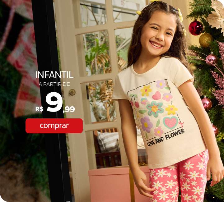 Infantil a partir de R$9,99