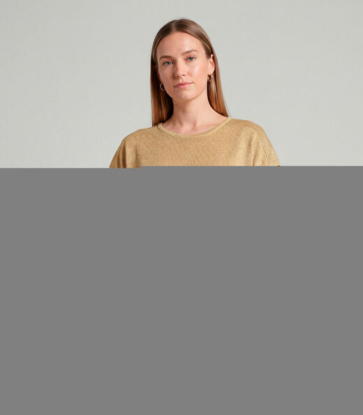 Image_Blusa Feminina Recorte Na Costa Infinita Cor Amarelo