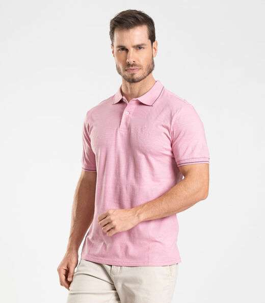Image_Polo Piquet Masculina Diametro Rosa