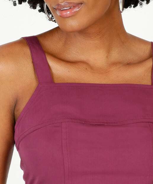 Blusa Cropped Feminina Alças Largas Marisa