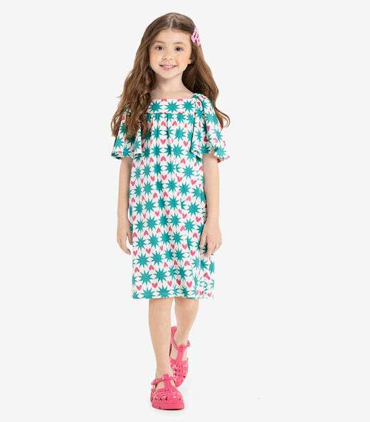 Vestido Infantil Rovi Kids Verde