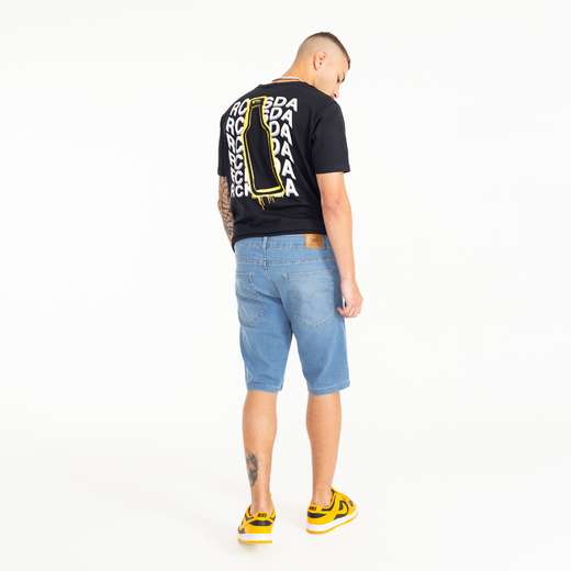 Bermuda Jeans Rock e Soda Masculina Skinny