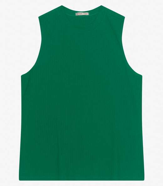 Image_Regata Plus Size Em Ribana Canelada Secret Glam Verde