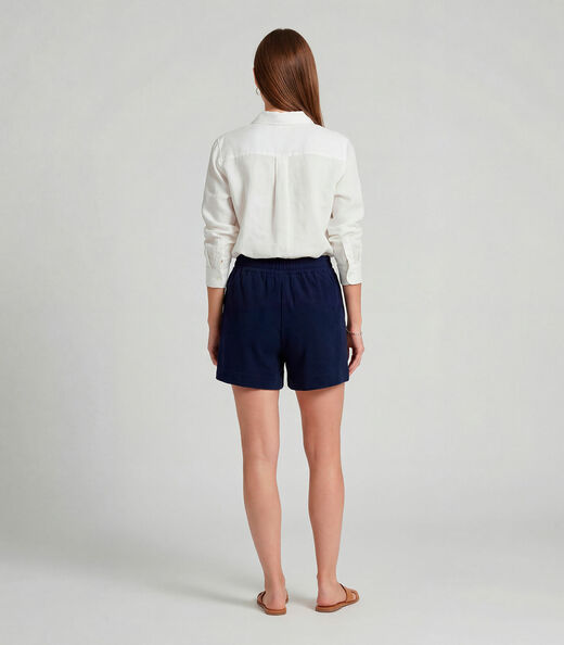 Shorts Feminino Moletinho Gorgurinho Infinita Cor Azul