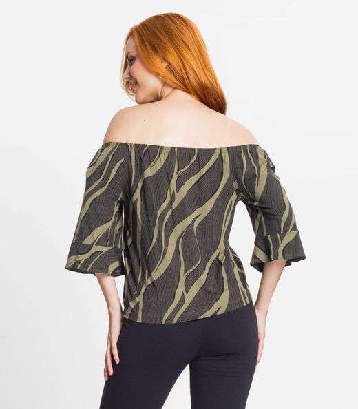 Blusa Feminina Ciganinha Rovitex Verde