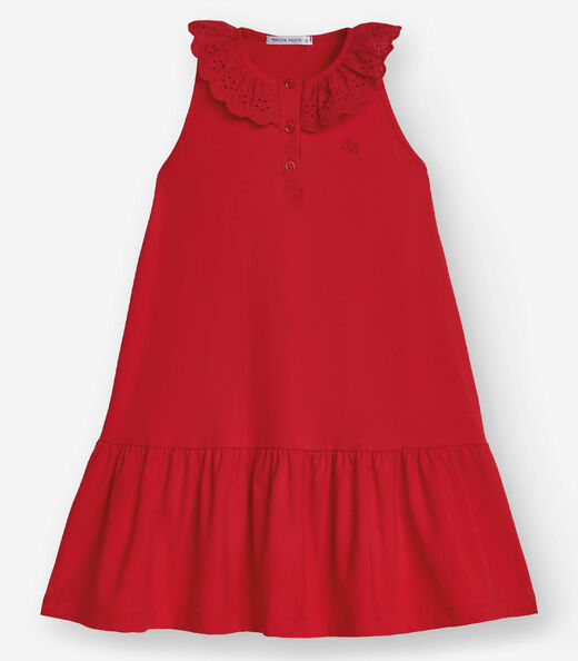 Vestido Cotton Leve Trick Nick Vermelho
