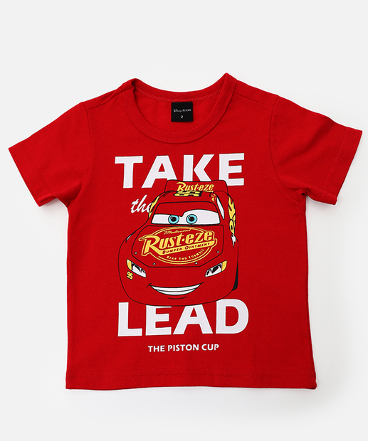 Image_Camiseta Infantil Carros Disney Tam 1 a 3 Vermelho
